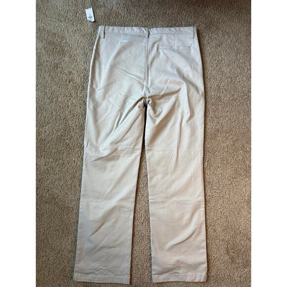 NWT Old Navy Straight Ultimate Built-In Flex Chino Pants Stone Boys Plus Size 14 - Picture 4 of 8